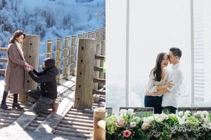 Romantis abis, begini cara 6 seleb cantik dilamar kekasih