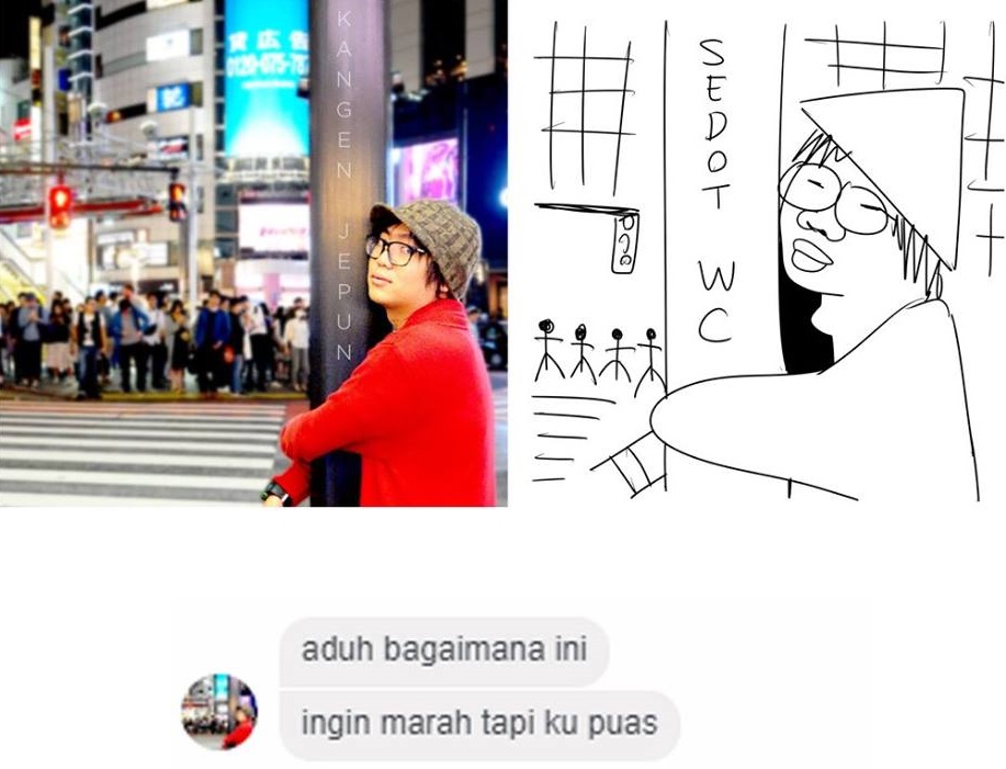 Cowok ini buka jasa gambar jelek malah laris, ini 10 karya kocaknya