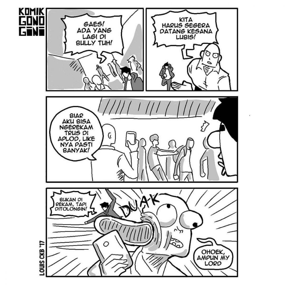 15 Komik strip 'gono-gini' ini kocak & nyidirnya ngena banget