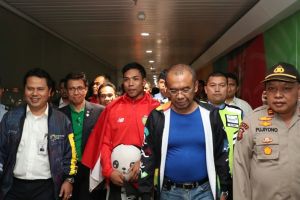 10 Momen meriah penyambutan Lalu Muhammad Zohri, dihadiahi emas 1 kg