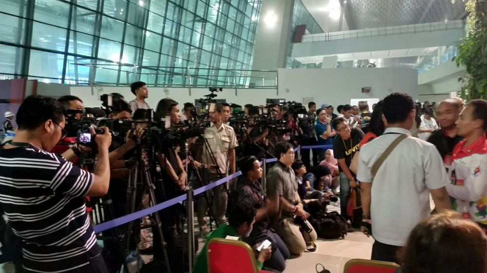 10 Momen meriah penyambutan Lalu Muhammad Zohri, dihadiahi emas 1 kg