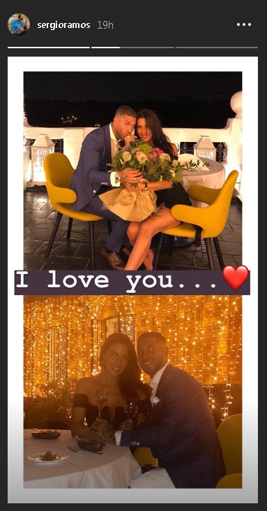 5 Momen romantis Sergio Ramos lamar kekasih seksinya, so sweet