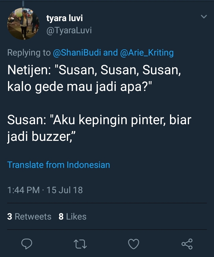 8 Cuitan kocak 'cita-cita Susan' ini bikin geleng-geleng kepala