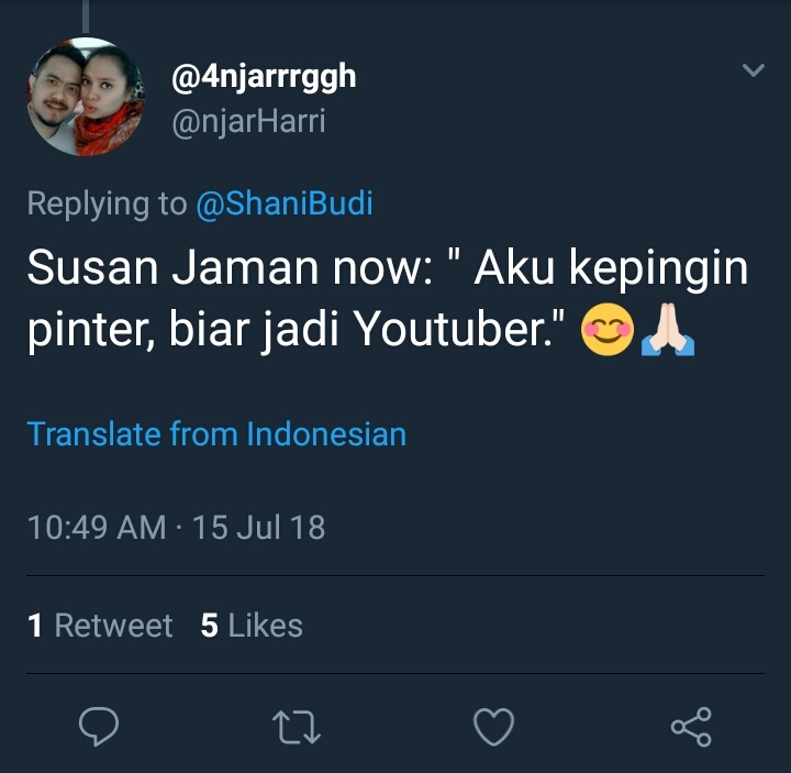 8 Cuitan kocak 'cita-cita Susan' ini bikin geleng-geleng kepala