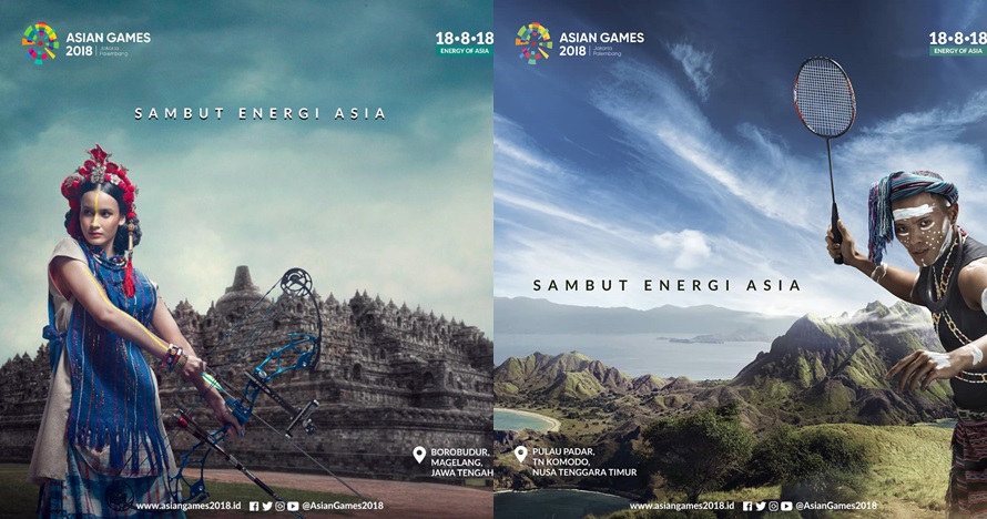6 Poster Asian Games ini keren abis, jadi pengen keliling Indonesia