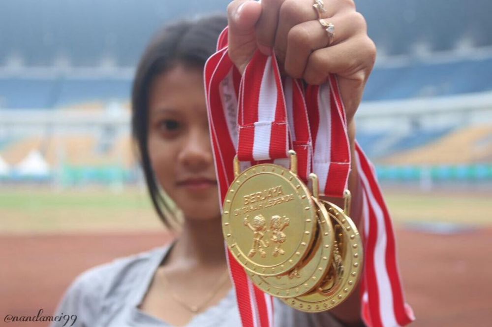 Kisah haru Nanda Mei Sholihah, atlet difabel dengan segudang prestasi