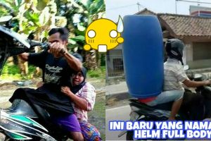 8 Aksi berkendara ini cuma ada di Indonesia, konyol banget