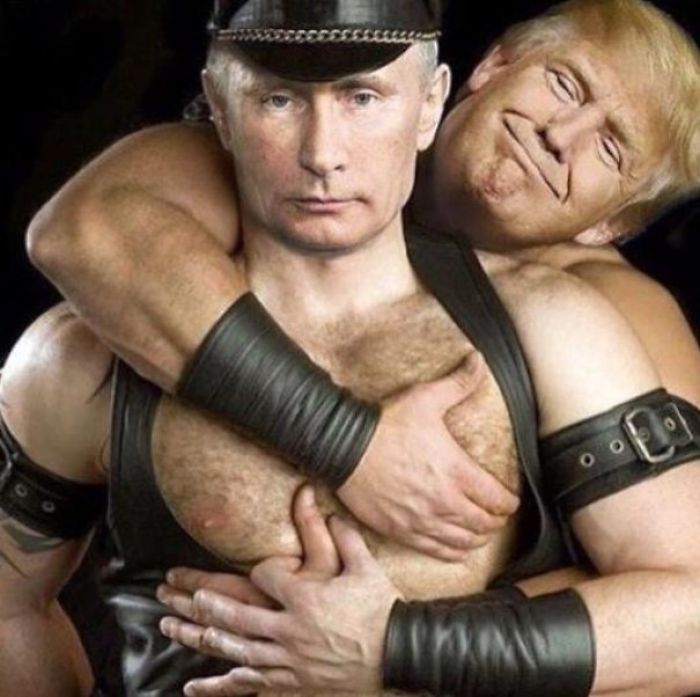 10 Editan foto 'Trump akrab sama Putin' ini konyolnya keterlaluan