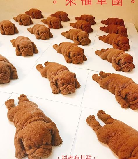 Viral es krim bentuk anjing lucu di Taiwan, tega menyantapnya?