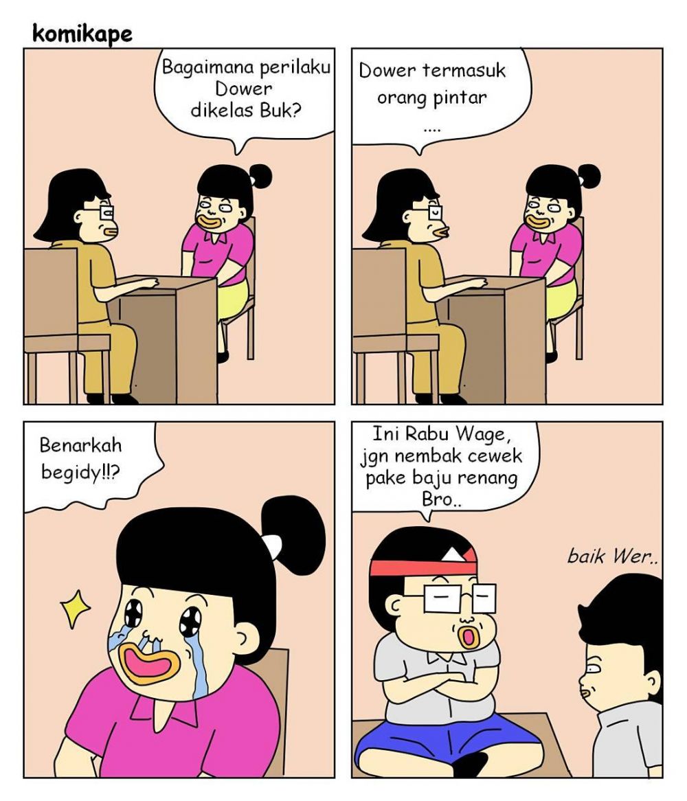 7 Komik strip 'persoalan hidup para guru' ini bikin pengen ketawa
