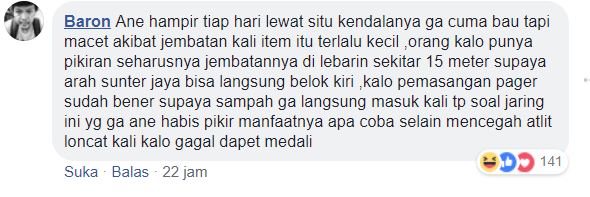 Tutupi Kali Item pakai jaring, kebijakan Anies jadi guyonan warganet