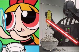 Kreatif dan kocak, ini jadinya kalau 8 tokoh film lagi di rumah