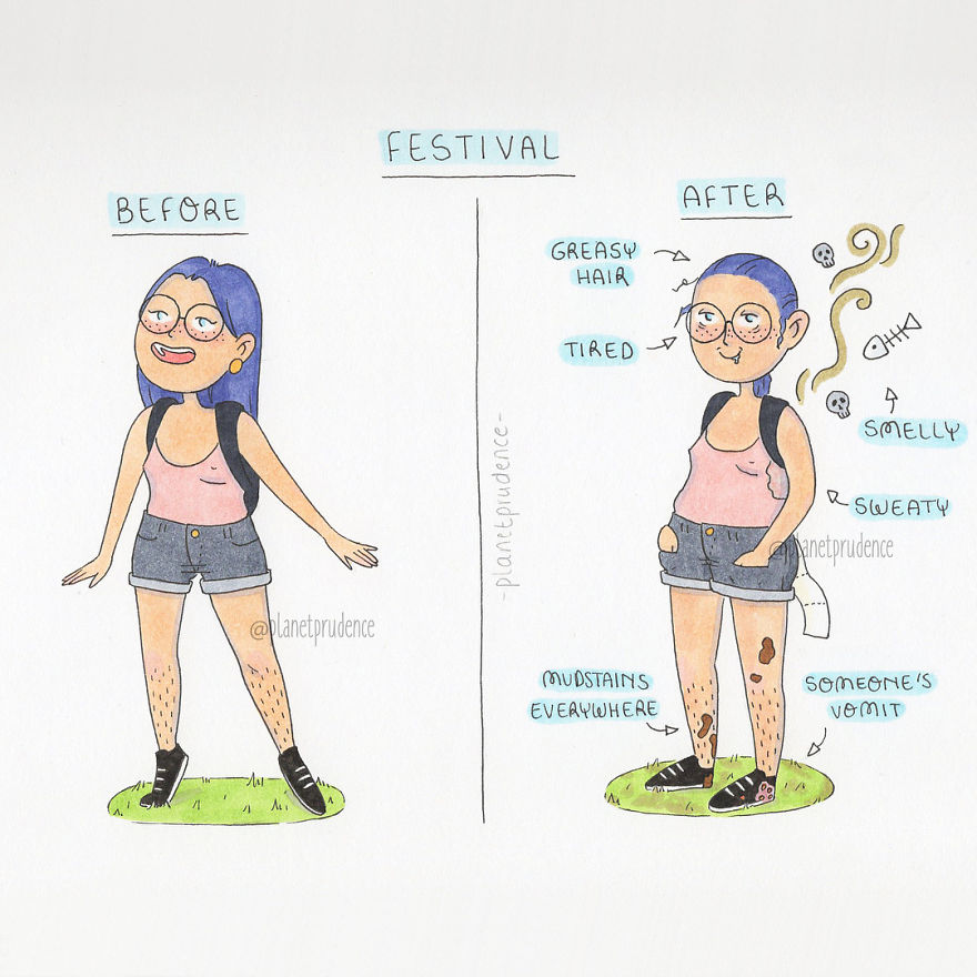 10 Ilustrasi ini gambarkan permasalahan cewek, makjleb banget