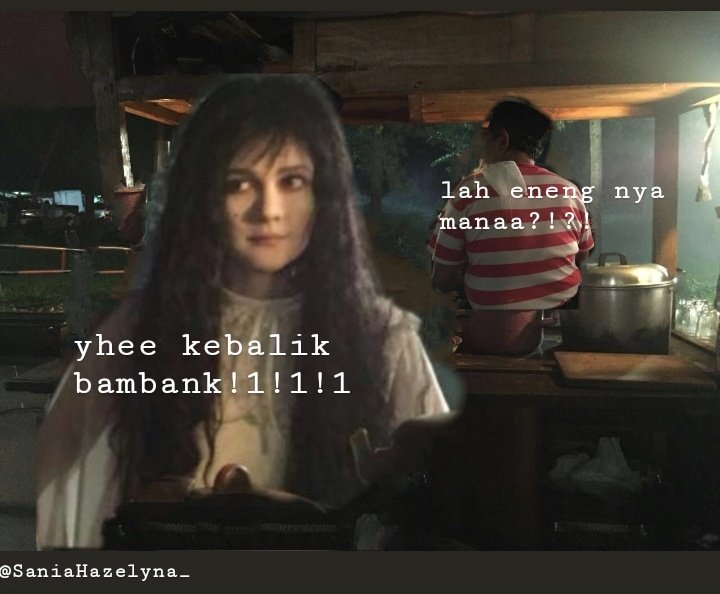 11 Meme 'Suzanna & tukang sate' versi 2018 ini bikin nyengir horor