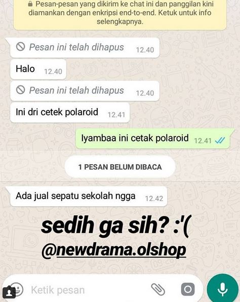 Chat 10 pembeli online salah fokus ini bikin penjual mengelus dada