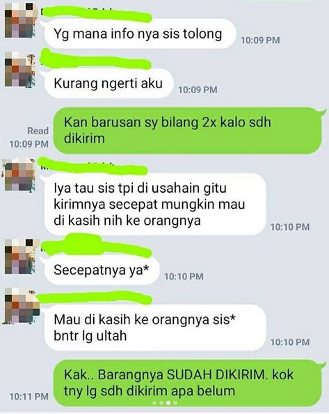 Chat 10 pembeli online salah fokus ini bikin penjual mengelus dada