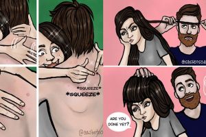 9 Komik strip lika liku sejoli merajut cinta ini bikin senyum merekah
