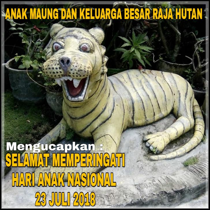 10 Potret patung macan unik ini cuma ada di Indonesia, nyentrik abis
