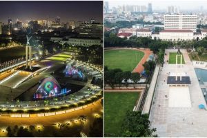 Digagas Ahok dan diresmikan Anies, ini 10 wajah baru Lapangan Banteng