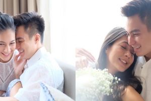 5 Kemesraan Baim Wong & Paula saat photoshoot serba biru, so sweet