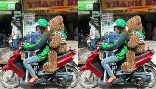 Bukan manusia, yang dibonceng 9 orang ini bikin ketawa ngakak