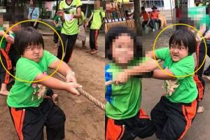 Semangat anak kecil ikut lomba tarik tambang ini endingnya bikin kagum
