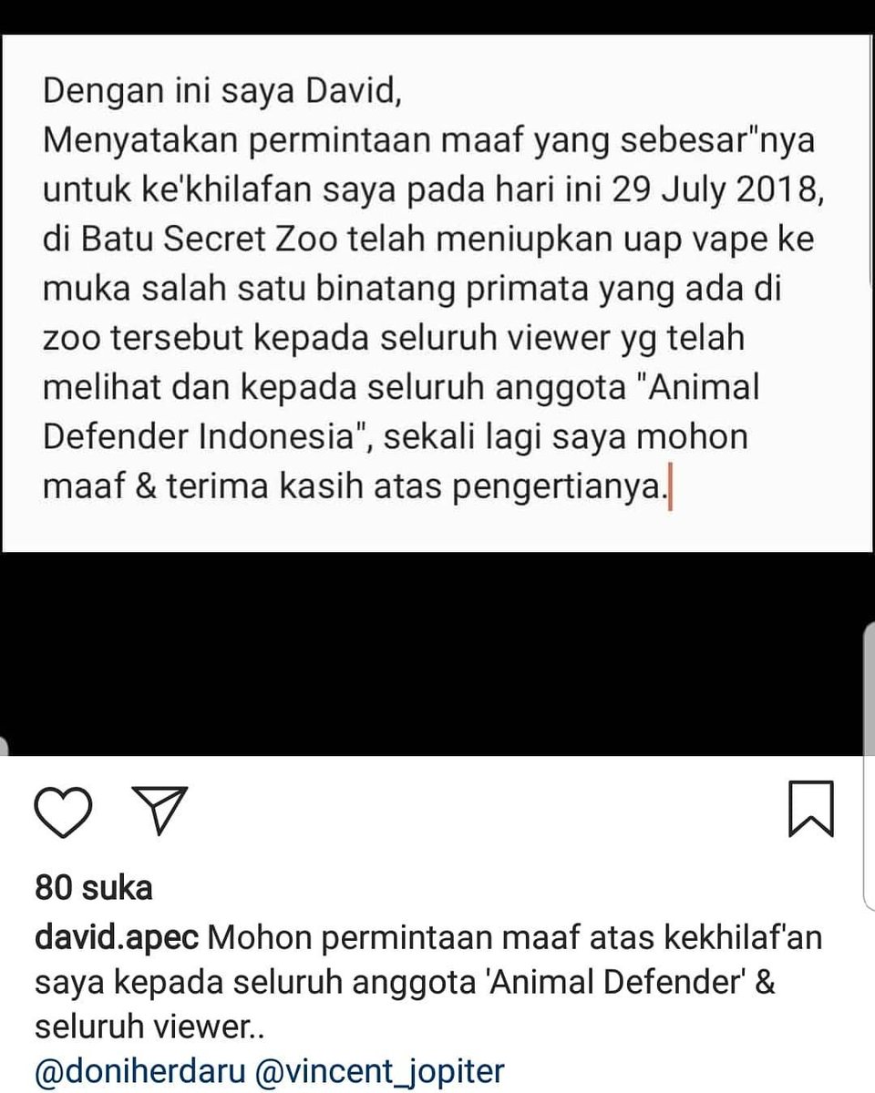 Aksi pria semburkan asap vape ke muka monyet ini tuai kecaman