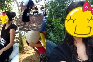 Nggak gengsi, gadis cantik ini pikul gabah & bantu orangtua di sawah