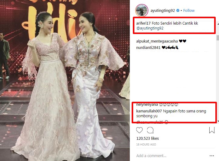 Ayu Ting Ting foto bareng Iis Dahlia, respons fansnya tak terduga