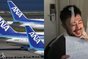 Naik pesawat first class saat ulang tahun, reaksi pria ini tak terduga