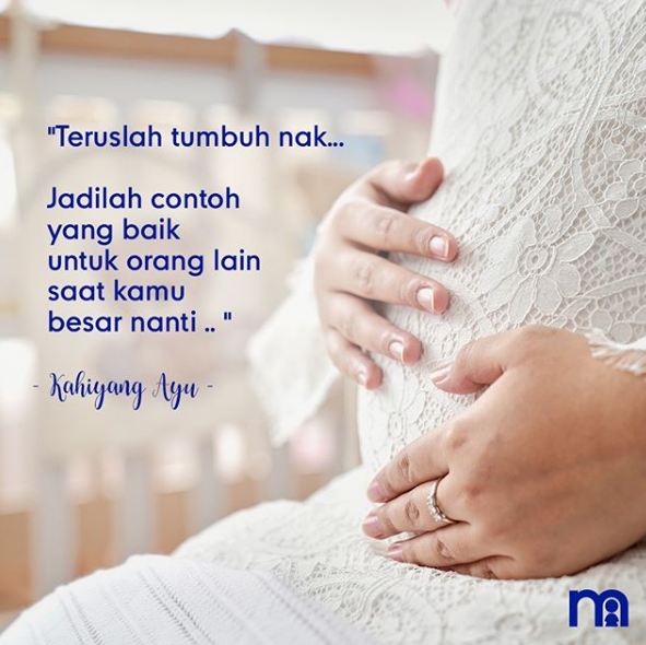 Surat dari Kahiyang untuk sang baby menjelang kelahiran, haru banget 