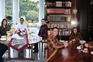 5 Beda gaya Jokowi dan SBY saat konsolidasi bersama petinggi partai