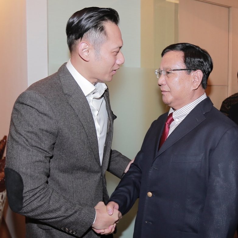 Diajukan cawapres, ini 5 momen kebersamaan Agus Yudhoyono dan Prabowo