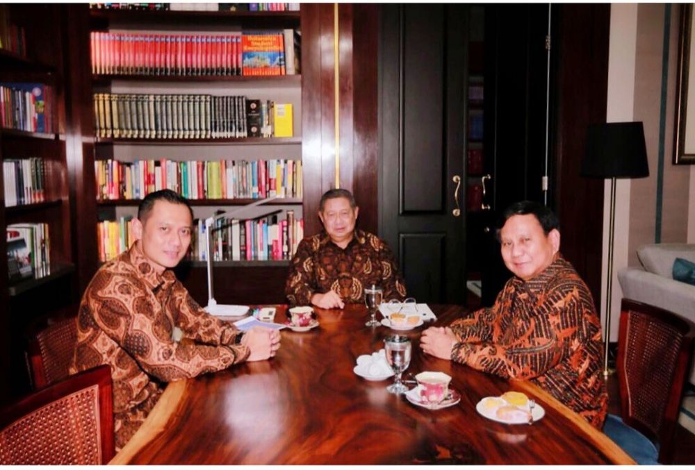 Diajukan cawapres, ini 5 momen kebersamaan Agus Yudhoyono dan Prabowo