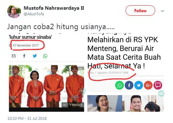 Pernah juga disindir usia pernikahan, ini pembelaan Gibran ke Kahiyang