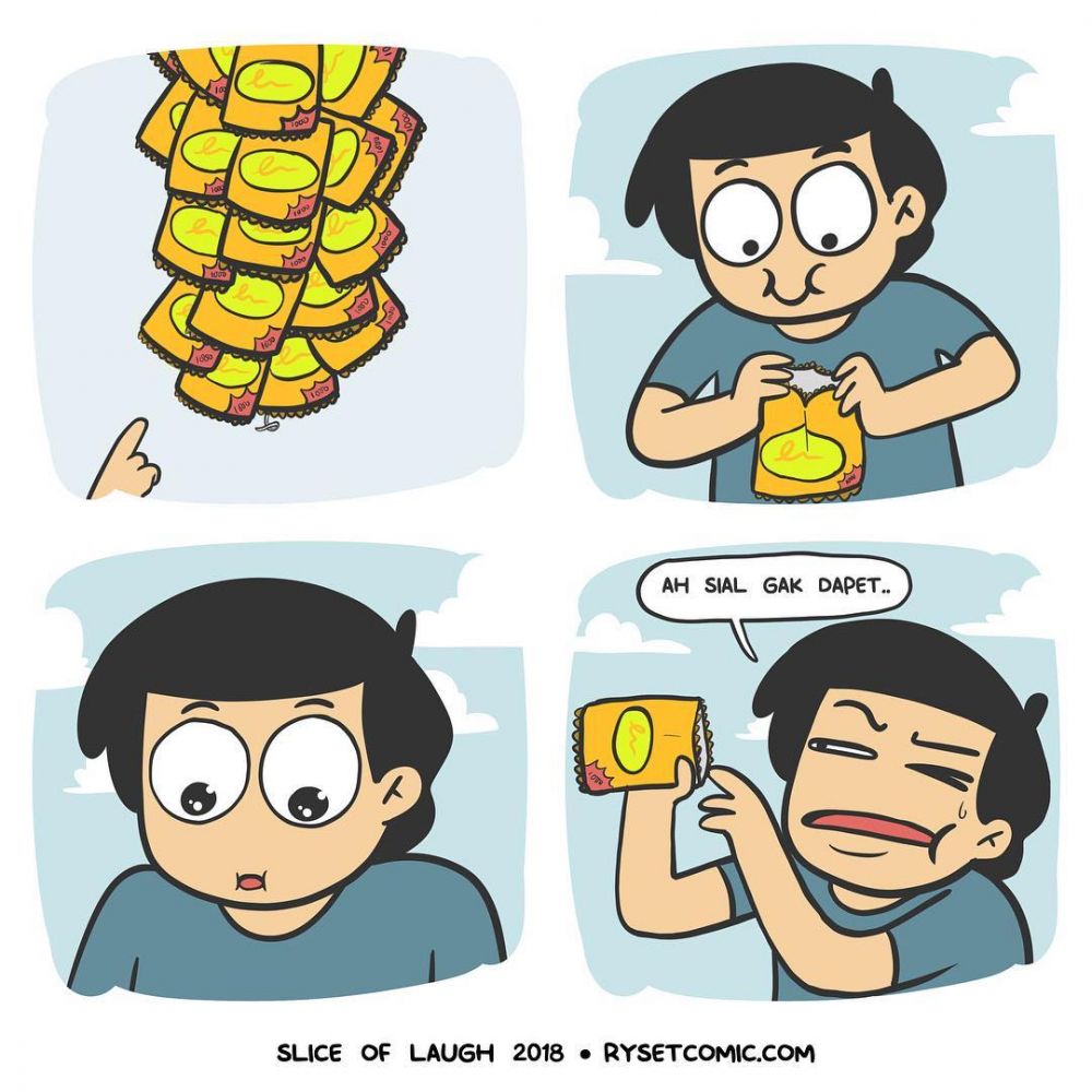 7 Komik strip trik dapat mainan ala anak 90-an ini kocak abis