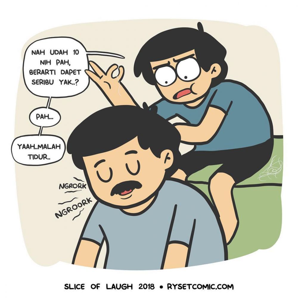 7 Komik strip trik dapat mainan ala anak 90-an ini kocak abis
