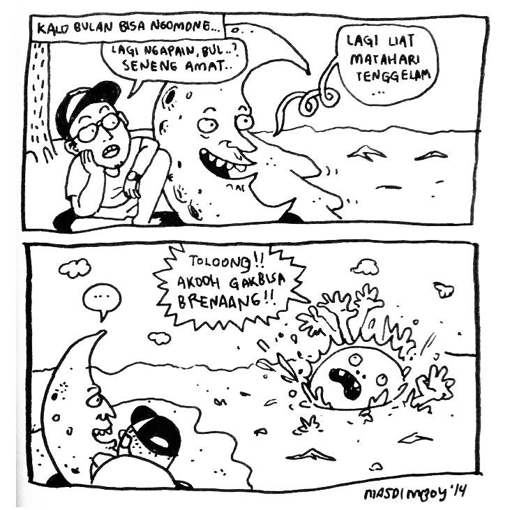 10 Komik strip kocak karya cowok ini bikin kamu senyum offside