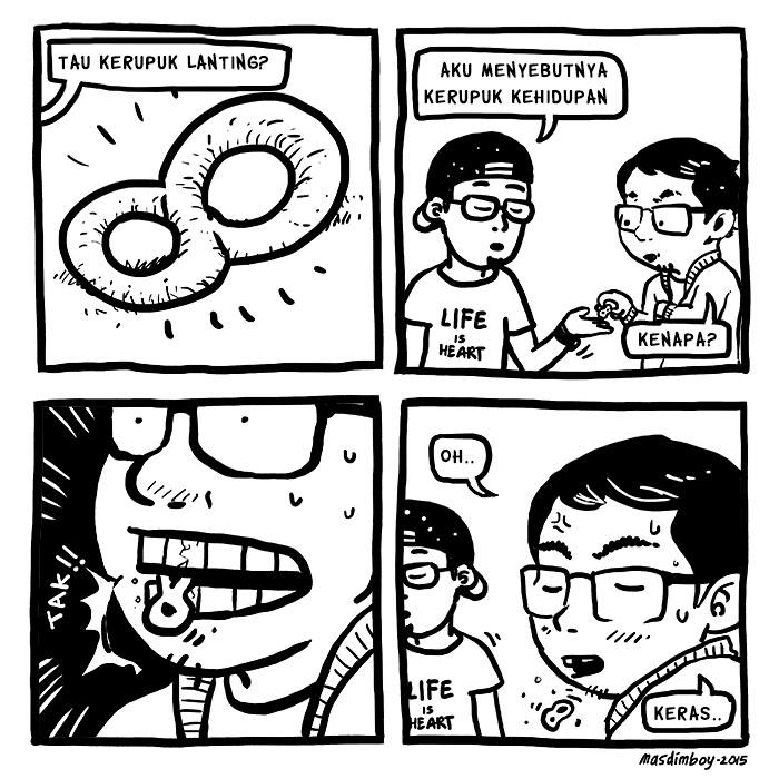 10 Komik strip kocak karya cowok ini bikin kamu senyum offside