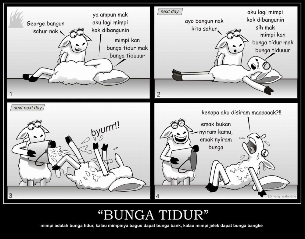 10 Komik absurd domba ini bikin kamu geli sambil ngunyah rumput