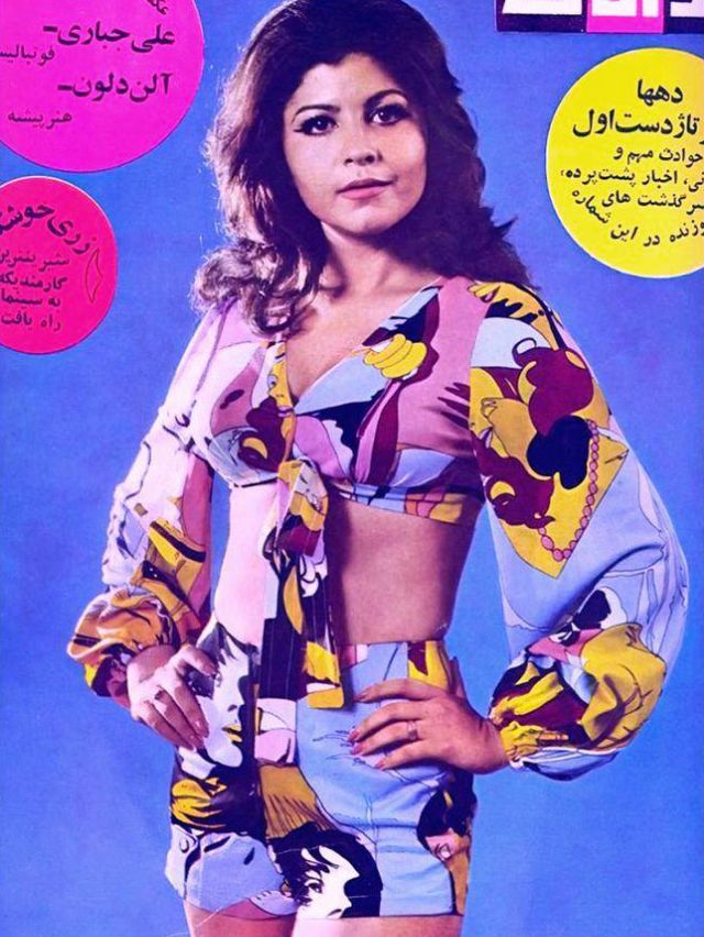 Tanpa hijab, begini 16 potret model cantik Iran era 60-an