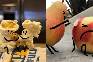 8 Foto editan jika makanan hidup di dunia nyata ini ngegemesin pol