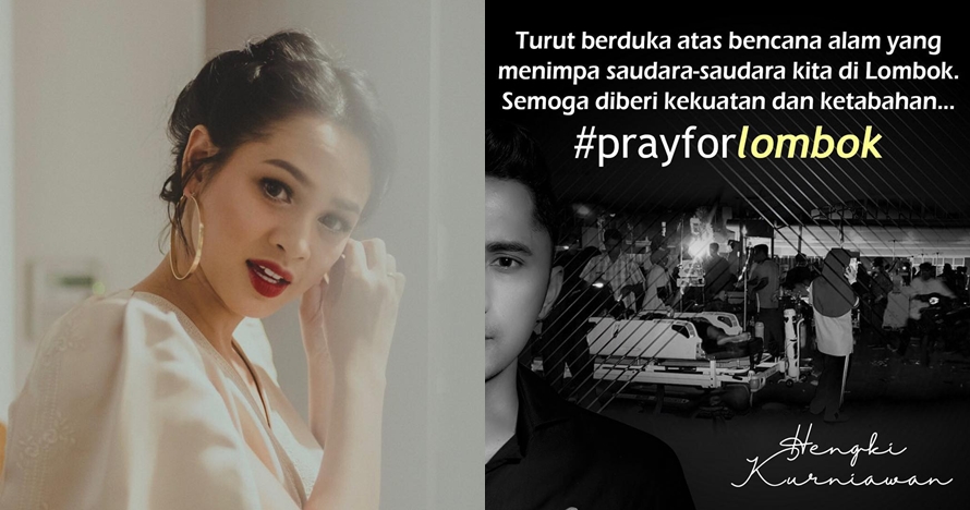 6 Seleb ini posting ucapan keprihatinan bencana gempa bumi di Lombok