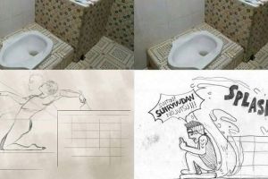 7 Imajinasi cara pakai wc berbentuk aneh ini bikin ngakak tepuk jidat