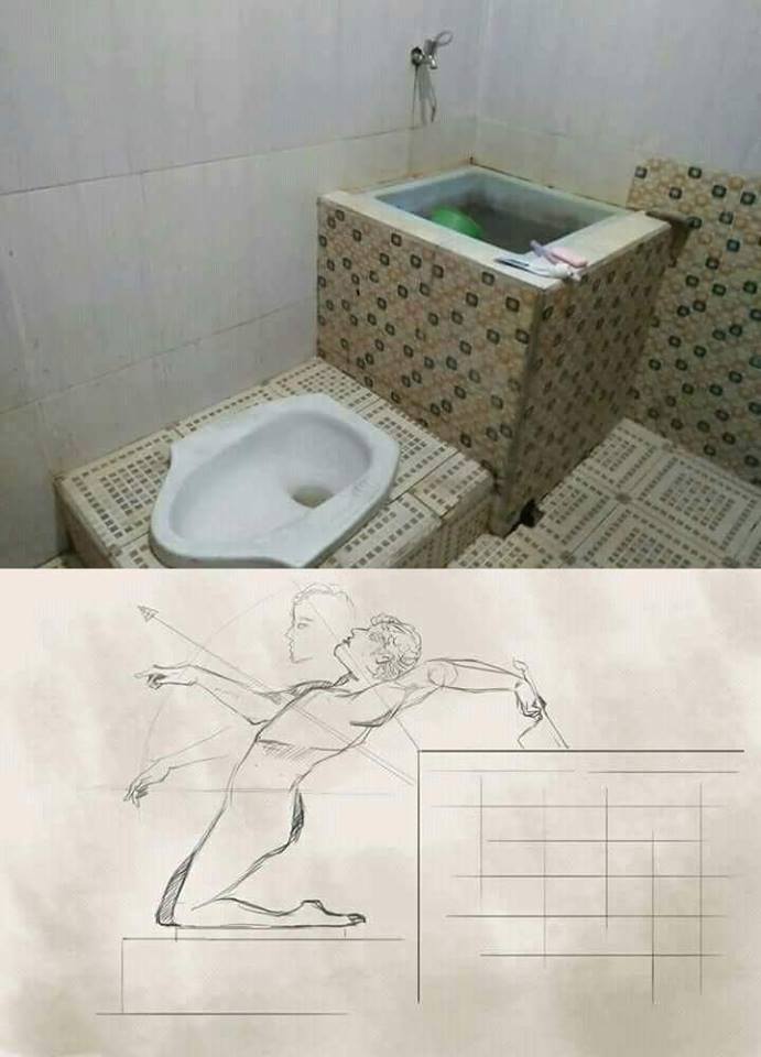 7 Imajinasi cara pakai wc berbentuk aneh ini bikin ngakak tepuk jidat