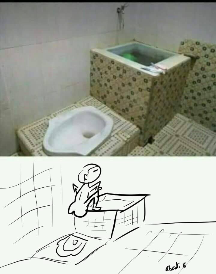 7 Imajinasi cara pakai wc berbentuk aneh ini bikin ngakak tepuk jidat