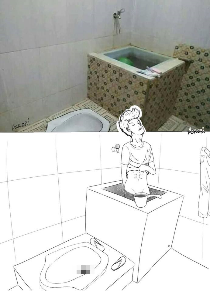 7 Imajinasi cara pakai wc berbentuk aneh ini bikin ngakak tepuk jidat