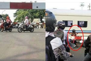 6 Momen absurd emak-emak di rel kereta, pengen nampol tapi takut dosa