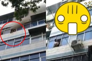 Apartemen terbakar, cara ibu selamatkan dua anaknya ini ngeri abis
