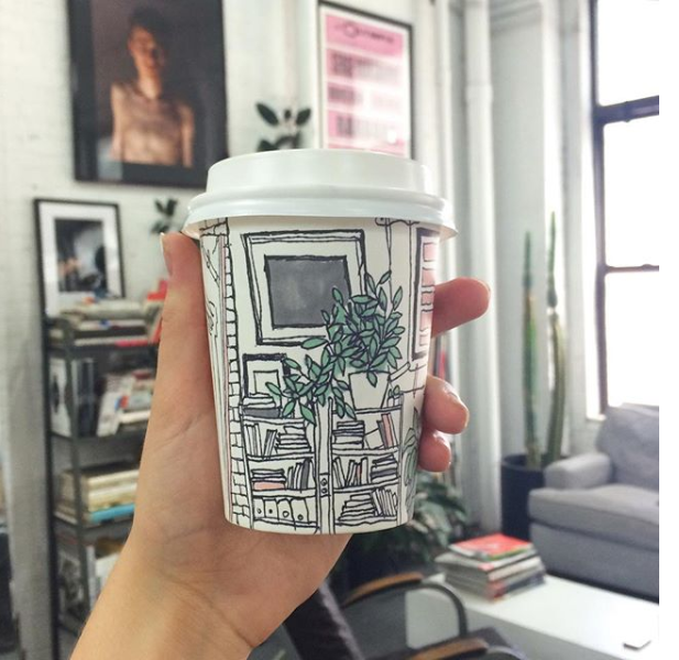 cup kopi Instagram